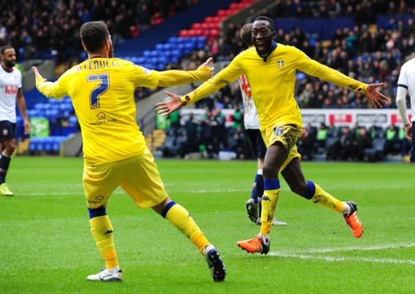 Toumani Diagouraga is enjoying life with Leeds United, for whom he scored on his debut in the FA Cup against Bolton (
Picture : Jonathan Gawthorpe).