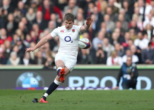 Owen Farrell who helped England win the Six Nations title at the weekend.