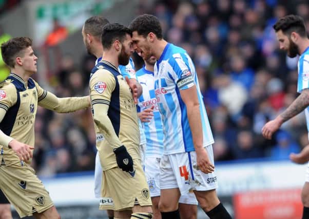 HELLO AGAIN: Leeds United and Huddersfield Town clash once again in the Championship, this time at Elland Road on Saturday.
 Picture: Jonathan Gawthorpe.