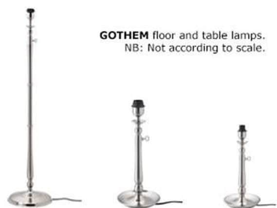 The Gothem lamps have been recalled by IKEA.