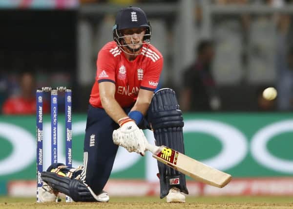 TOP MAN: England's Joe Root, on his way to a match-winning 83 against South Africa in Mumbai on Friday. Picture: AP/Rajanish Kakade