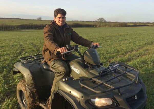 Alastair Cook who will give the nation a glimpse of his farming side in a special appearance on BBC One's Countryfile. Pic: BBC Countryfile/PA Wire.