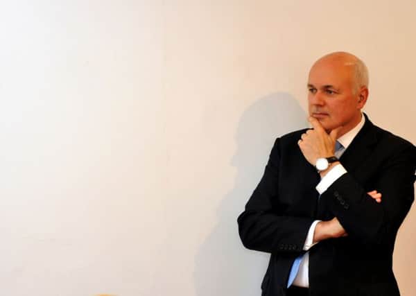 Iain Duncan Smith should be commended for putting principle before party.