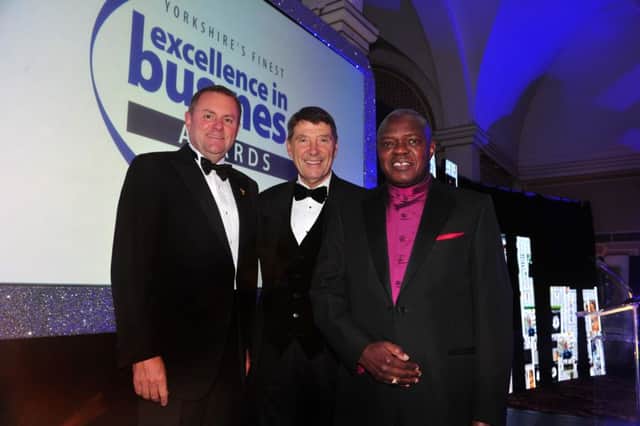 From left, Sir Gary Verity, Sir Terry Bramall and Archbishop Dr John Sentamu at last years Excellance in Business awards. Picture: Tony Johnson