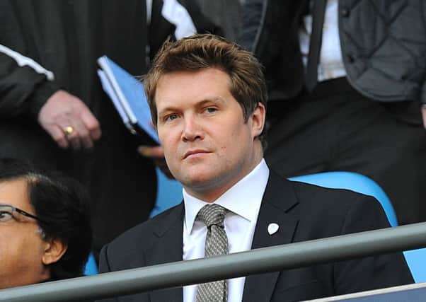 File photo dated 17/02/13 of former Leeds United director David Haigh (right), who has been acquitted in the United Arab Emirates of criminal charges relating to a tweet. PRESS ASSOCIATION Photo. Issue date: Monday March 21, 2016. Haigh has said he hopes to be reunited with his family for Easter after spending nearly two years in custody in Dubai. See PA story COURTS Haigh. Photo credit should read: Martin Rickett/PA Wire