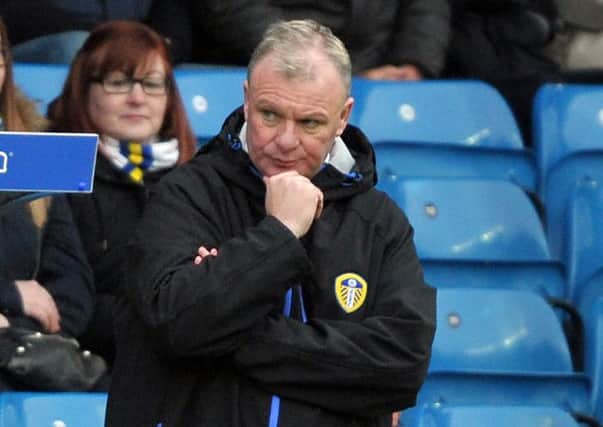 Leeds boss Steve Evans.