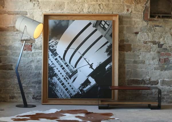 This large-scale mirror is part of the Dyehouse range