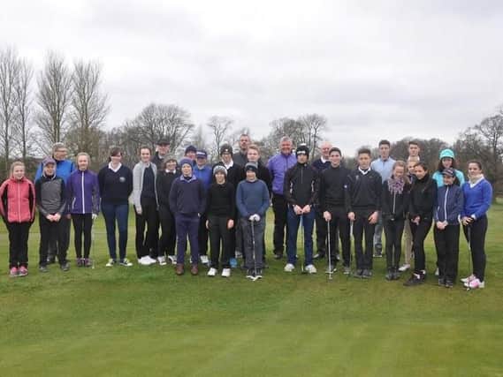 The first mixed junior inter union match was played at Bedale GC between teams representing York and Harrogate Unions.