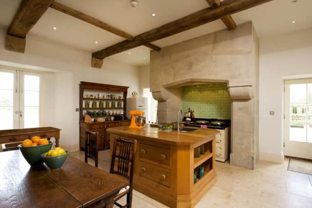 The castle kitchen with cosy Aga