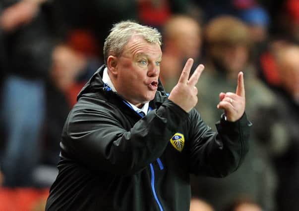 Leeds United boss Steve Evans. Picture: Tony Johnson