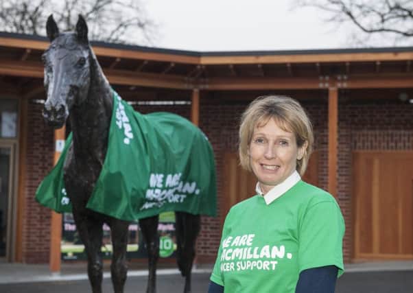Christine Swiers, from Norton-le-Clay near Ripon, is one of 12 amateur riders taking part in Macmillan Cancer Supports annual race at York Racecourse on June 11