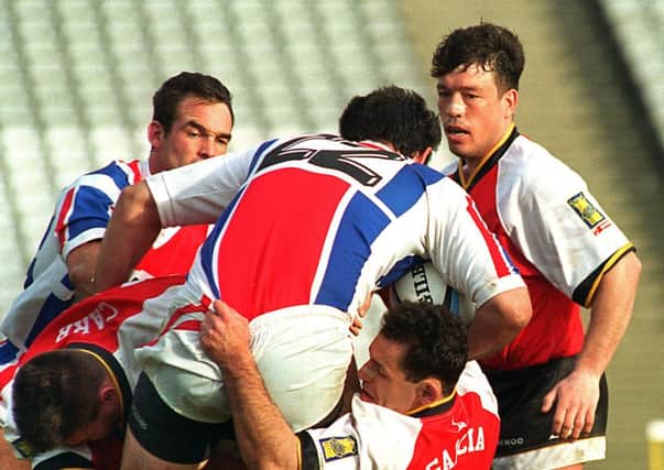 Sheffield Eagles and Paris St Germain in the first year of Super League, 20 years ago.