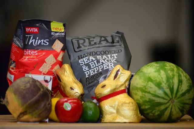 .Just a handful of the hundreds of available items  at the Approved Food warehouse in Sheffield. Picture Scott Merrylees