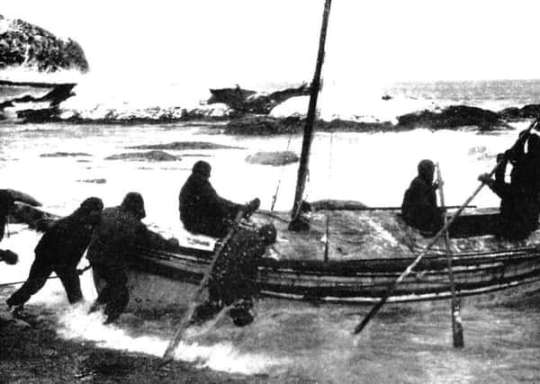 Shackleton's boat.