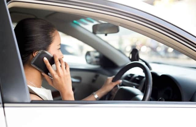 Driving while phoning increases your risk of accident