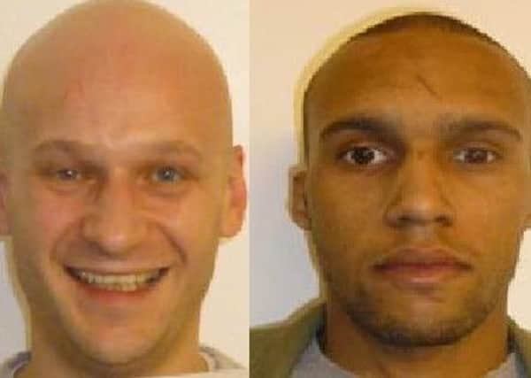 Darrel Bryce (left) and Jeremiah St.Phorose have absconded from prison.