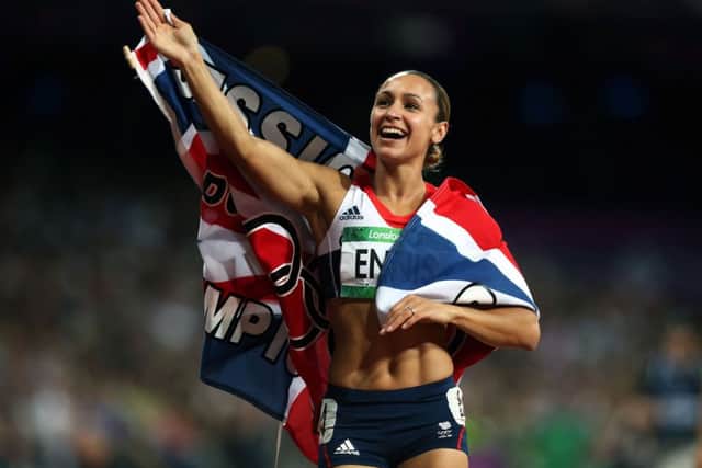 Sheffield's Jessica Ennis-Hill celebrating after victory in the Heptathlon at the Olympic Stadium, London, in 2011. Picture: David Davies/PA Wire