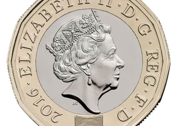 The new look Â£1 coin