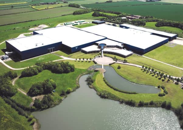 Aerial shot of Wren Kitchens' Barton site where 600 jobs are to be created