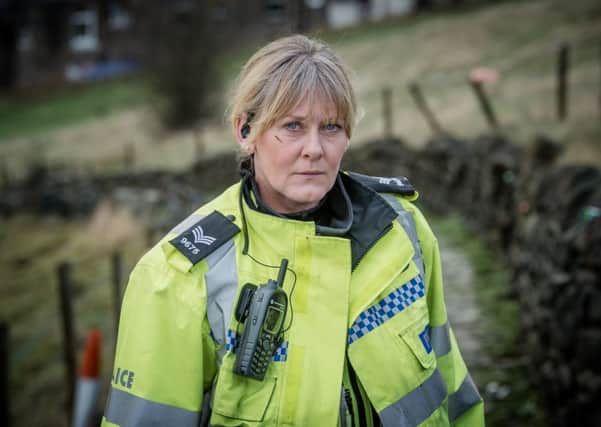 Sarah Lancashire who played the lead role in television's Happy Valley.
