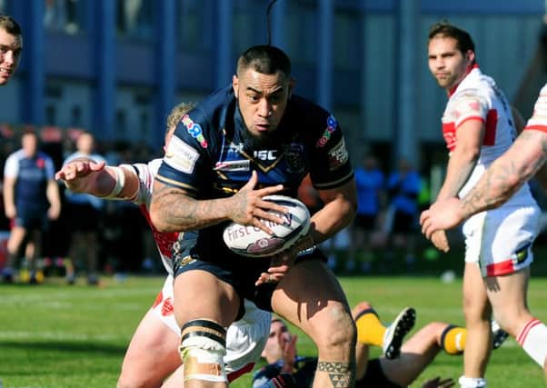 IN THE FRAME: Mahe Fonua returns for Hull FC to face St Helens on Friday night. Picture: Jonathan Gawthorpe