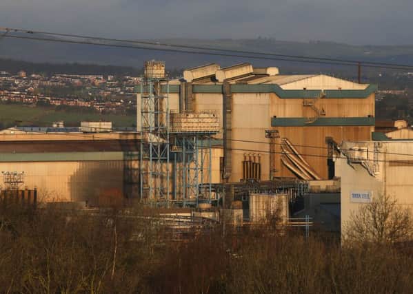 The steel plant in Rotherham which faces an uncertain future.
