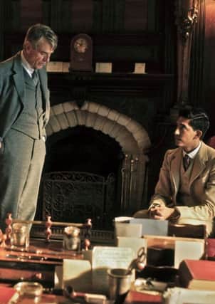 Film review: The Man Who Knew Infinity. Pictured: Dev Patel and Jeremy Irons.