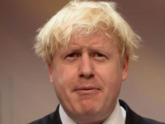 Mayor of London and leading campaigner to leave the EU, Boris Johnson.