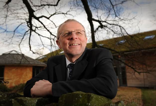 Paul Ellis Chief Executive of the Ecology Building Society based in Silsden.  14 February 2011.
Picture Bruce Rollinson