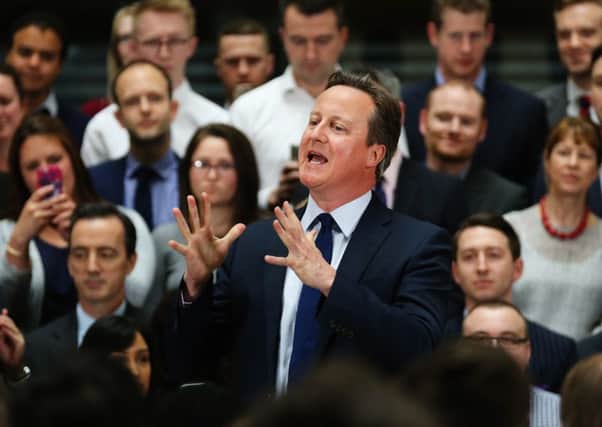 Prime Minister David Cameron speaking in Birminham earlier this week. Christopher Furlong/PA Wire