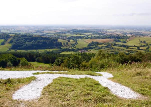 The view from above the White Horse.