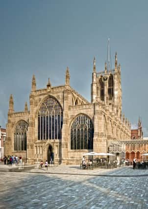 Artist's impression of the new piazza outside Hull's Holy Trinity church