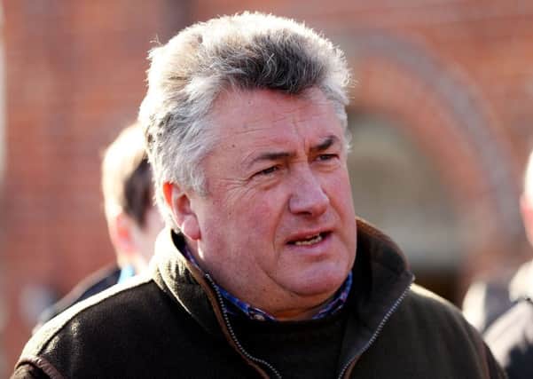 Trainer Paul Nicholls during a stable visit to Manor Farm Stables, Ditcheat.