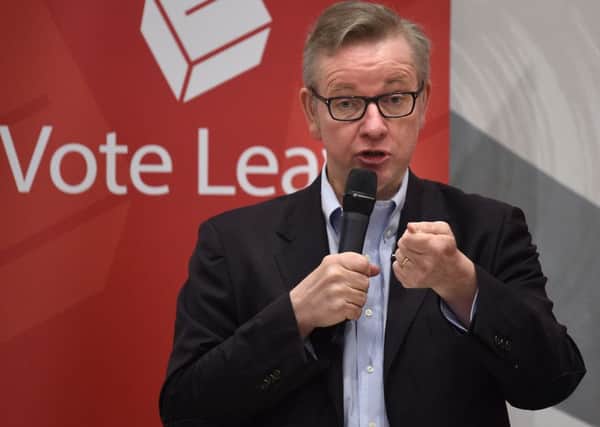 Justice Secretary Michael Gove is accused of propagating myths over Brexit.