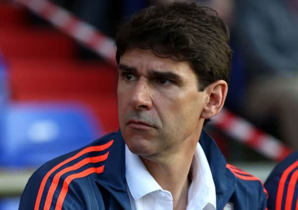 Middlesbrough manager Aitor Karanka