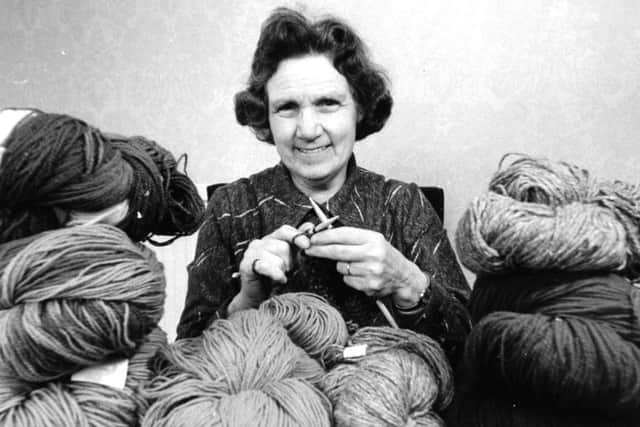 CHAMPION knitter, Mrs. Hilda Ludlam of Wellhouse Road, Roundhay,  Leeds, has just scored an all-time record in knitting blankets for Oxfam.

Her busy needles have notched up 200 blankets for the charity, and Women's Circle member Hilda is still going to carry on.

Scottish born and a doctor's wife, she took up a challenge to achieve a century of blankets 20 years ago.