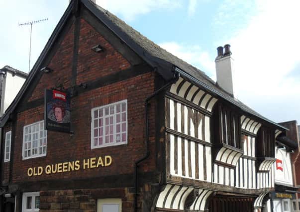 The Old Queens Head, which dates back to the 15th Century.