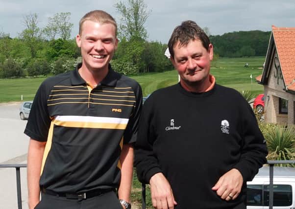 Danny Willett pictured as a youngster with his former mentor and coach Graham Walker (Picture:: Sheila Nutt/PA Wire).
