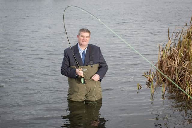 Casting off: Steve Gross, the chief executive of Fishing Republic, said that fishing is now on everyones radar following the success of TVs The Big Fish Off. Picture: Daniel Jones