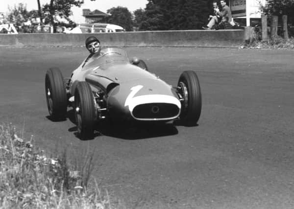 Juan Manuel Fangio in action at the Nurburgring, in Germany, in 1957. (Pictures: REX/Shutterstock).