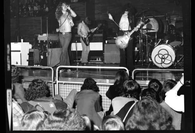 Led Zeppelin perform at Preston's Guild Hall on 30 January 1973