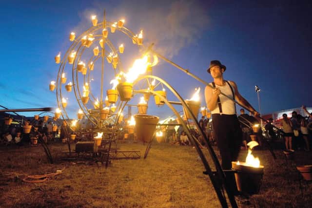 The Carabosse company, specialists in pyrotechnics, will be coming to Harrogate.  EPA/DOMINIC FAVRE