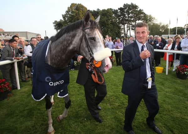 The Grey Gatsby and trainer Kevin Ryan.