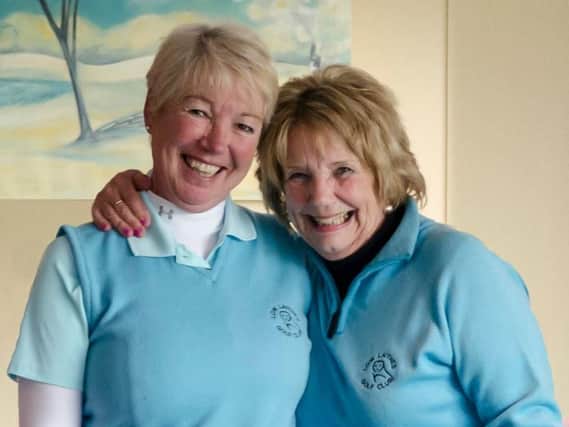 Champion of Champions winners Lynne Campbell and Elaine Fozard, of Low Laithes GC.