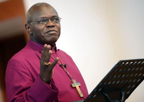 The Archbishop of York, Dr John Sentamu, provided a delighful service.   Pic: Steve Ellis