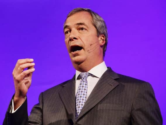 Leader of UKIP, Nigel Farage.