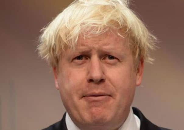 Mayor of London and leading campaigner to leave the EU, Boris Johnson.