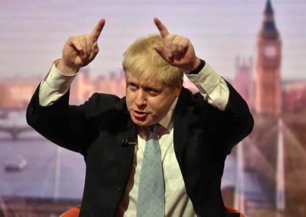 Boris Johnson says a Brexit vote will safeguard Yorkshire's steel industry.