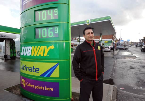 Salim Patel, cashier at the BP Linden Service Station, Dewsbury Road, Leeds. Picture by Simon Hulme