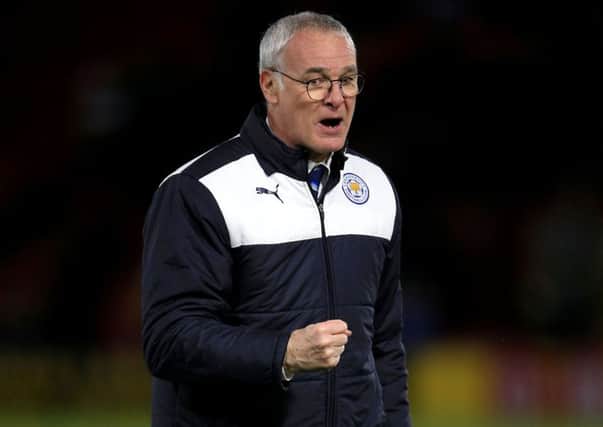 GO FOR IT: Leicester City manager, Claudio Ranieri.